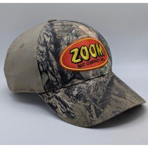 Zoom Bait Company Hat Camouflage Strap Back Baseball Cap Fishing Outdoor Camo